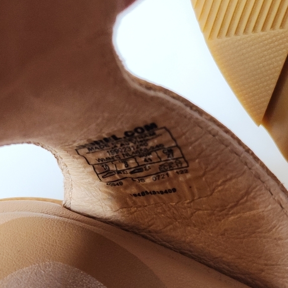 SOREL Women's Ella II‎ Flat Sandal Honest Beige And Fraser Pink Size 10 - Picture 10 of 10